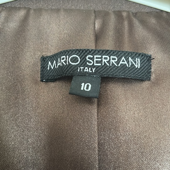 Mario Serrani Italy Light Weight Wool Blend Jacket Women’s size 10 Cocoa Brown - Picture 3 of 5